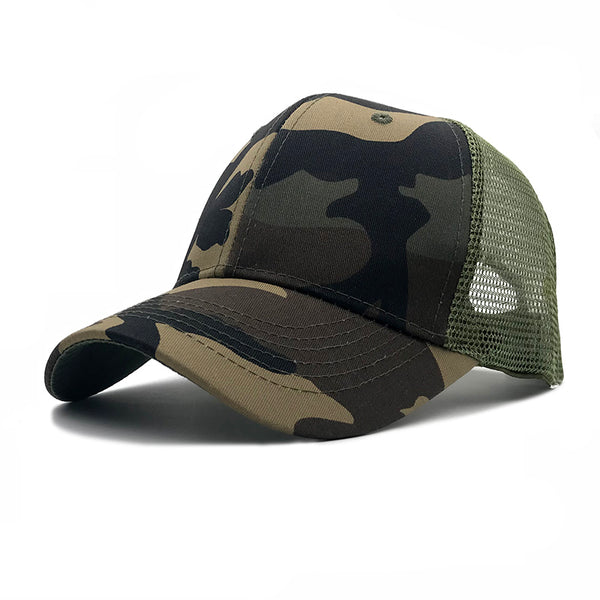 2019 New Arrival MEN'S HATS women Camo Baseball Caps Mesh for Spring Summer Outdoor Camouflage Jungle Net Ball Base Army Cap Hot