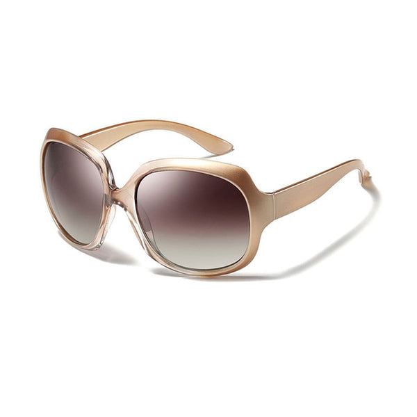 HUHAITANG Luxury Oversized Polarized  Sunglasses Women Elegant Brand Designer Sun Glasses Womens Driving Ladies Sunglass For Out