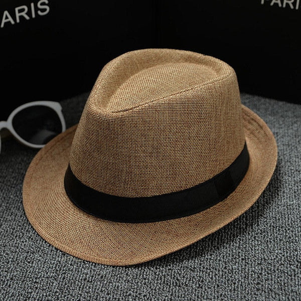 Summer Men Hat Straw men's cowboy hats cap for men and women bucket hats with brim fedora hat