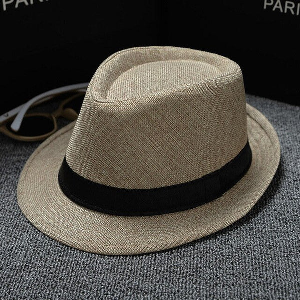 Summer Men Hat Straw men's cowboy hats cap for men and women bucket hats with brim fedora hat