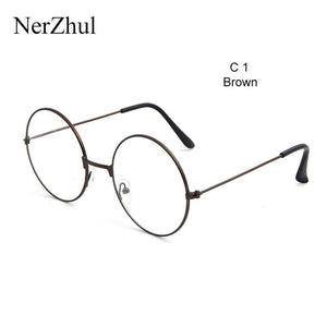 NerZhul eyeglasses Frame clear lens glasses round fake glasses spectacles optical glasses frame transparent