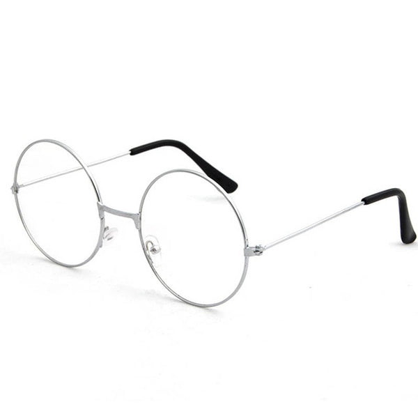 Round Plain Clear Glasses Ultra Light Metal Decoration Transparent Women Eyewear Frames Prescription Optical Spectacle Frames SL