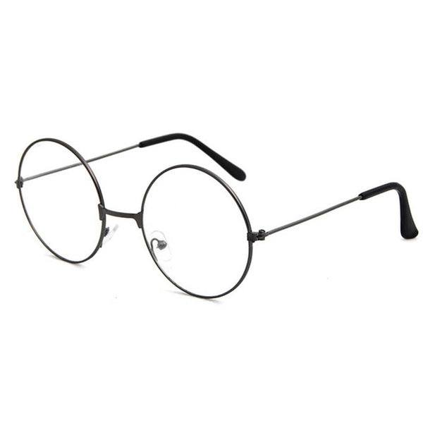 Round Plain Clear Glasses Ultra Light Metal Decoration Transparent Women Eyewear Frames Prescription Optical Spectacle Frames SL