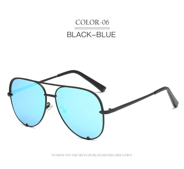 2019 New Fashion Brand Designer Ladies Pilot Sunglasses Women Men Goggle Gradient Sun Glasses For Female Mirror Shades UV400