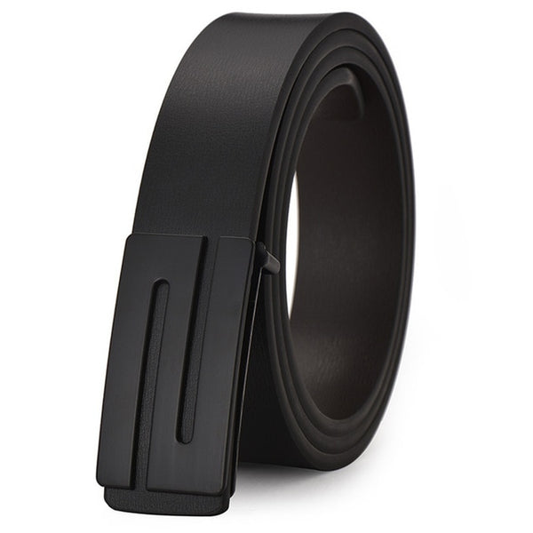 Anti-scratch N-buckle/Flat Buckle Casual Fabala Square Shape Male Accessories Belt Durable Adjustable