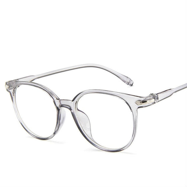 2019 Cute Clear/Transparent/Fake Glasses Frame No Dioptric New Round Eyeglasses Women Fashion Round Eye Glasses Frame For Female