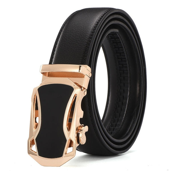 Famous Brand Belt New Male Designer Automatic Buckle Cowhide Leather men belt 110cm-130cm Luxury belts for men Ceinture Homme