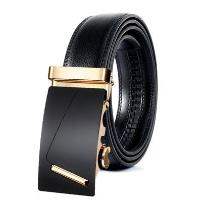 Famous Brand Belt New Male Designer Automatic Buckle Cowhide Leather men belt 110cm-130cm Luxury belts for men Ceinture Homme