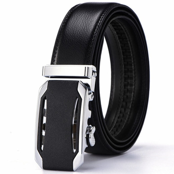 Famous Brand Belt New Male Designer Automatic Buckle Cowhide Leather men belt 110cm-130cm Luxury belts for men Ceinture Homme