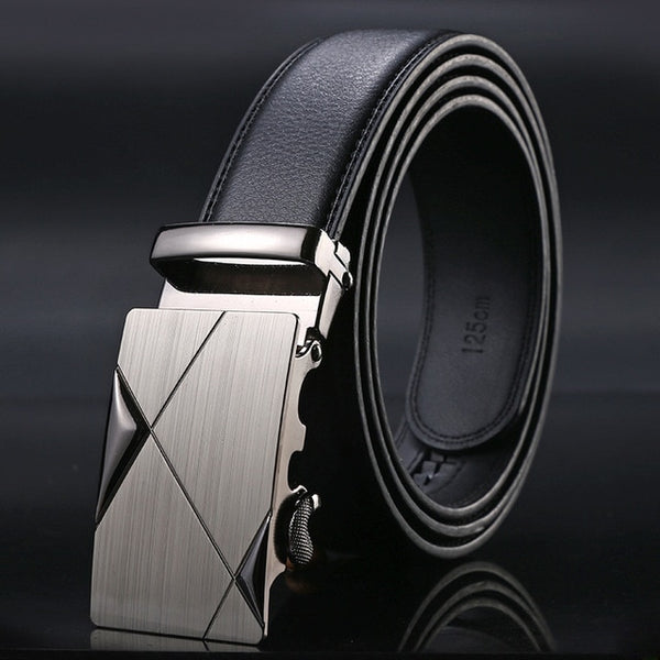 Famous Brand Belt New Male Designer Automatic Buckle Cowhide Leather men belt 110cm-130cm Luxury belts for men Ceinture Homme