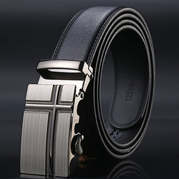 Famous Brand Belt New Male Designer Automatic Buckle Cowhide Leather men belt 110cm-130cm Luxury belts for men Ceinture Homme