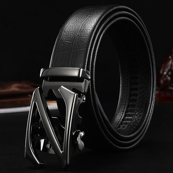 Famous Brand Belt New Male Designer Automatic Buckle Cowhide Leather men belt 110cm-130cm Luxury belts for men Ceinture Homme