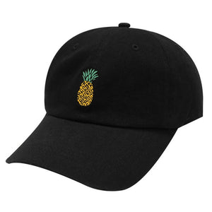 Spring Women's Cap Snapback 3D Pineapple Pattern Printed hat Men's Summer Baseball Caps Hip Hop hats For Girls Casquette Homme