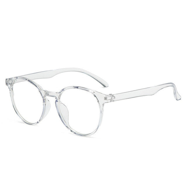 Imwete Classic Transparent Round Glasses Frame Women Clear Lens Myopia Glasses Men Vintage Eyeglasses Optical Spectacle Frames