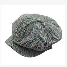 2019 Fashion Unisex Women Men's Tweed Herringbone Newsboy Cap Cabbie Unisex Peaky Blinders Baker Women cap Hat men Winter hat