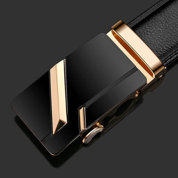 Famous Brand Belt New Male Designer Automatic Buckle Cowhide Leather men belt 110cm-130cm Luxury belts for men Ceinture Homme