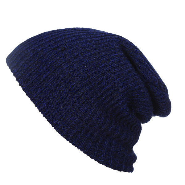 Hip Hop Knitted Cap Women's Winter Hat Casual Acrylic Slouchy Cap Warm Ski Beanie Hats Female Soft Baggy Skullies Beanies Men