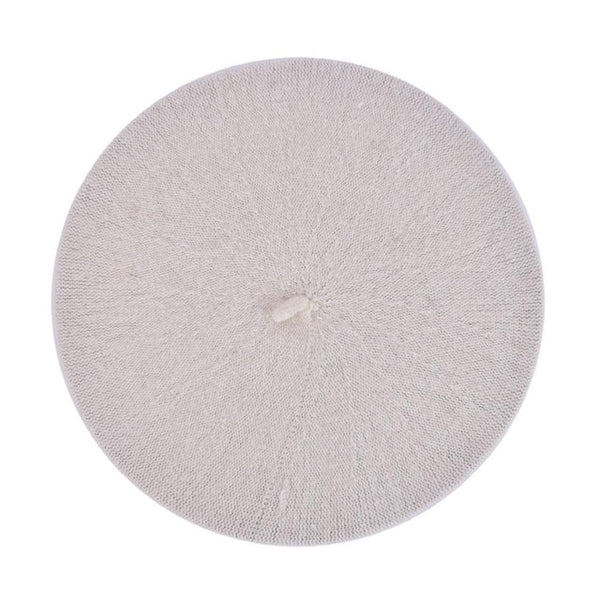 Hot Sell Womens Hat Beret Female Wool Cotton Blend Cap 16 Color Cheap Fashion Women Wool Solid Color Beret Winter All Matched