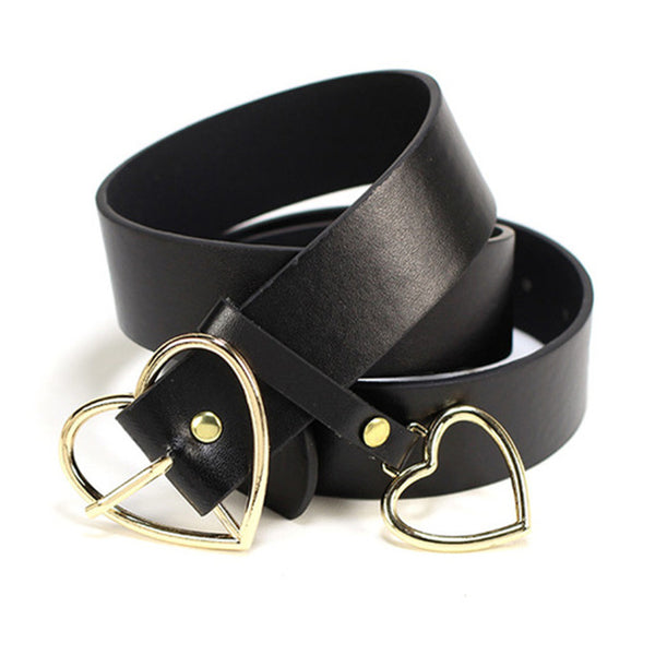 Jeans Women Belt Fashion Design Women Gold Buckle Waist Belts Leather Strap High Quality Cummerbund Waistband for Girl Dress