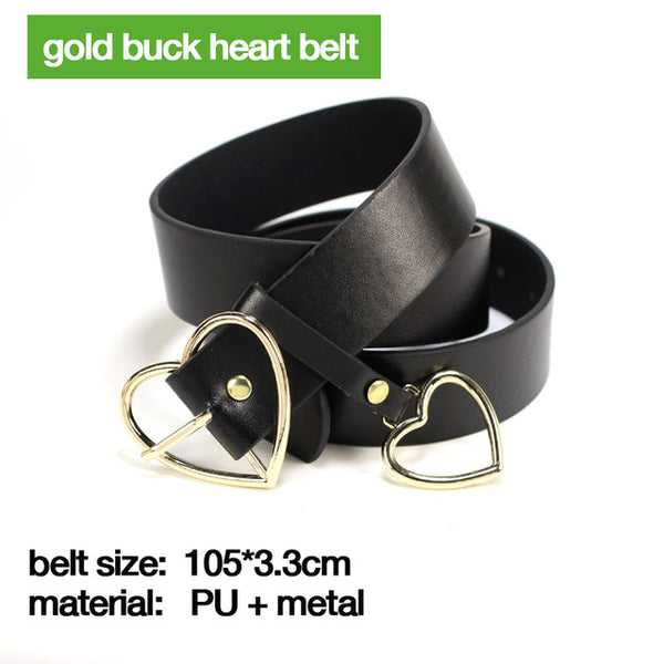 Leather belt women waist luxury black red belts for jeans dresses woman pearl studded buckle girls ladies fashion decorative