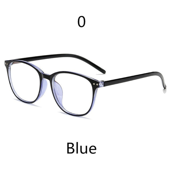 Elbru -1 -1.5 -2 -2.5 -3 -3.5 -4 -4.5 -5.0 -5.5 -6.0 Classic Rivets Myopia Glasses With Degree Women Men Black Glasses Frame