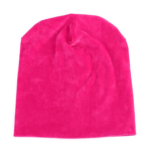 New Women's Velvet Beanie Hat Winter Warm Polyester Skullies Beanies for Ladies Solid Velour Bonnet Hats Dropping Shipping