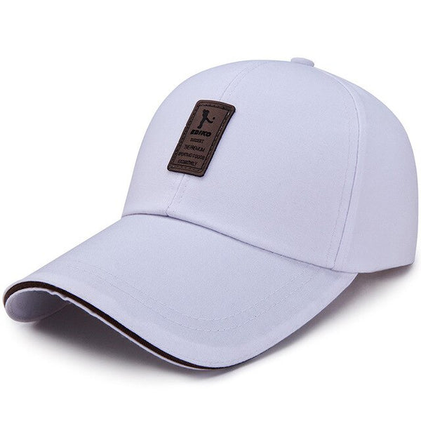 2019 new spring simple long eaves baseball cap men's women sun visor caps leisure sun hat summer 100%cotton golf hats