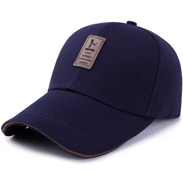 2019 new spring simple long eaves baseball cap men's women sun visor caps leisure sun hat summer 100%cotton golf hats