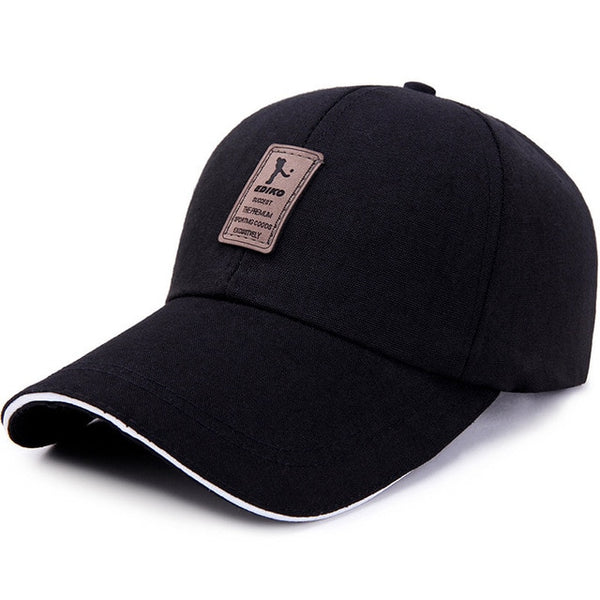 2019 new spring simple long eaves baseball cap men's women sun visor caps leisure sun hat summer 100%cotton golf hats