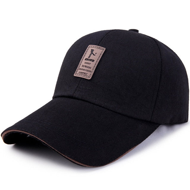 2019 new spring simple long eaves baseball cap men's women sun visor caps leisure sun hat summer 100%cotton golf hats