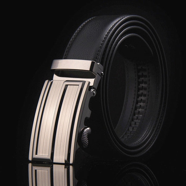 2019 New Male Designer Automatic Buckle Cowhide Leather men belt Famous Brand Belt Luxury belts for men Ceinture Homme