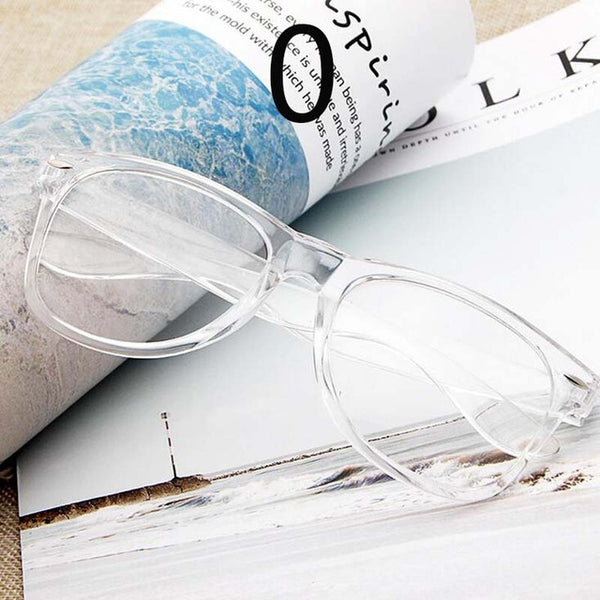 Finished Myopia glasses Transparent White Plastic Frame 2140 Eyewear Diopters 0 -0.5 -1 -1.5 -2 -2.5 -3 -3.5 -4 -4.5 -5 -5.5 -6