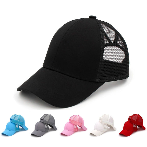 Adjustable Men's Caps Casual Plain Mesh Baseball Caps Snapback Hats For Men Women Hip Hop Trucker Cap Streetwear Dad Hat