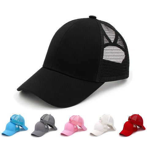 Adjustable Men's Caps Casual Plain Mesh Baseball Caps Snapback Hats For Men Women Hip Hop Trucker Cap Streetwear Dad Hat