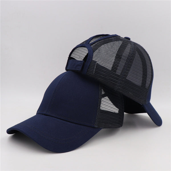 Adjustable Men's Caps Casual Plain Mesh Baseball Caps Snapback Hats For Men Women Hip Hop Trucker Cap Streetwear Dad Hat