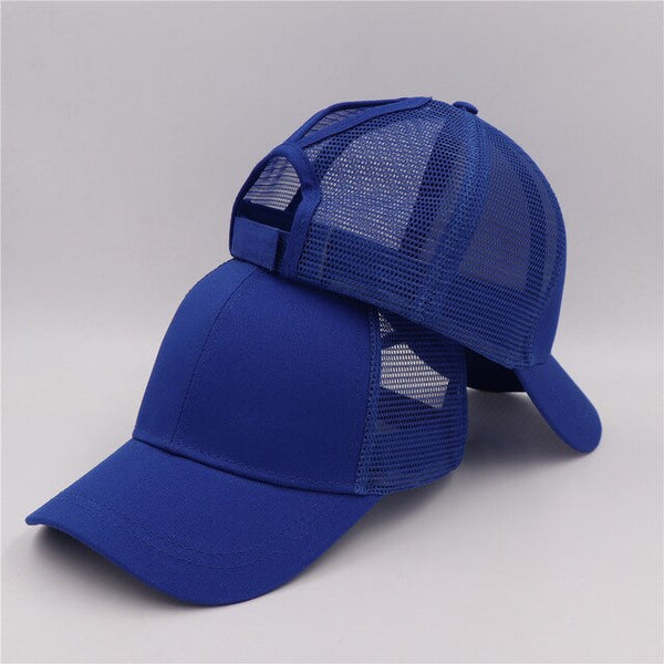 Adjustable Men's Caps Casual Plain Mesh Baseball Caps Snapback Hats For Men Women Hip Hop Trucker Cap Streetwear Dad Hat