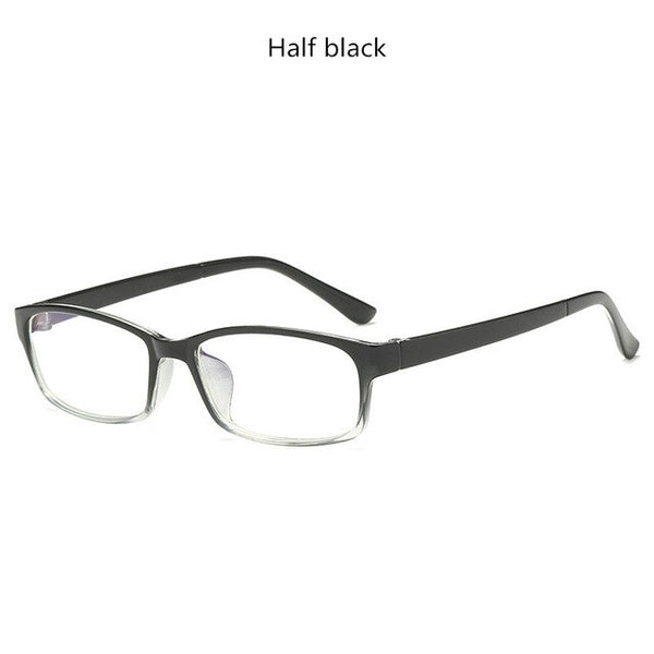 Anti Blue 0 -1 -1.5 -2 -2.5 -3 -3.5 -4 -5 -6 Finished Myopia Glasses Men Short-sight Eyewear Black Transparent Frame Women