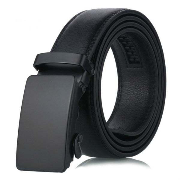 New Brand Buckle Free Mens Belts Luxury Leather Belts for Men Automatic Buckle Belts For Jeans pants Leather belt male