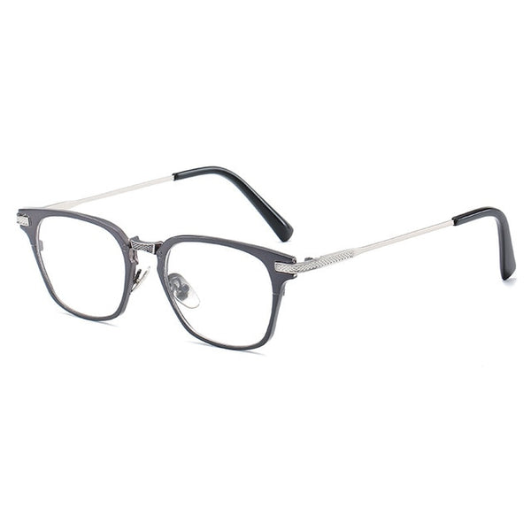 SHAUNA Retro Classic Unisex Square Glasses Eyewear Men Women Vintage Eyeglasses Anti-Blue Light Lens Glasses Frame