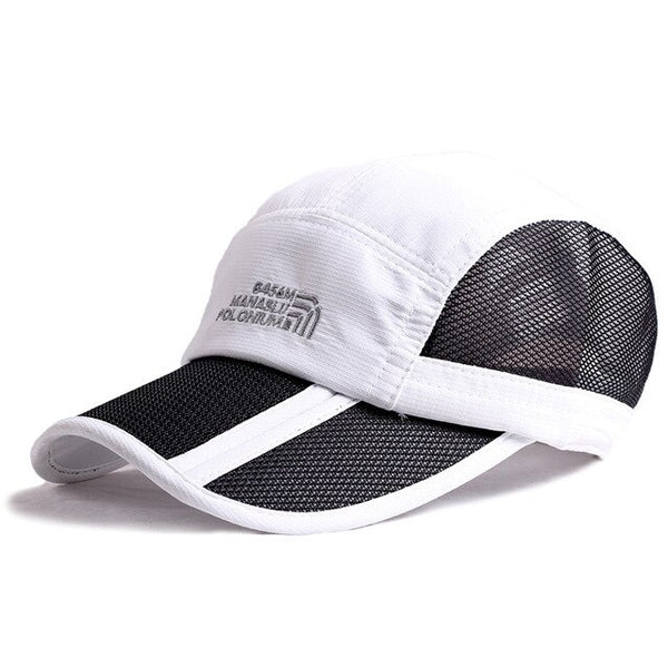 Mesh Folding Baseball Cap Men's and Women's Sport Outdoor Breathable New High-quality Sun Hat Outdoor Fishing Quick-drying Cap