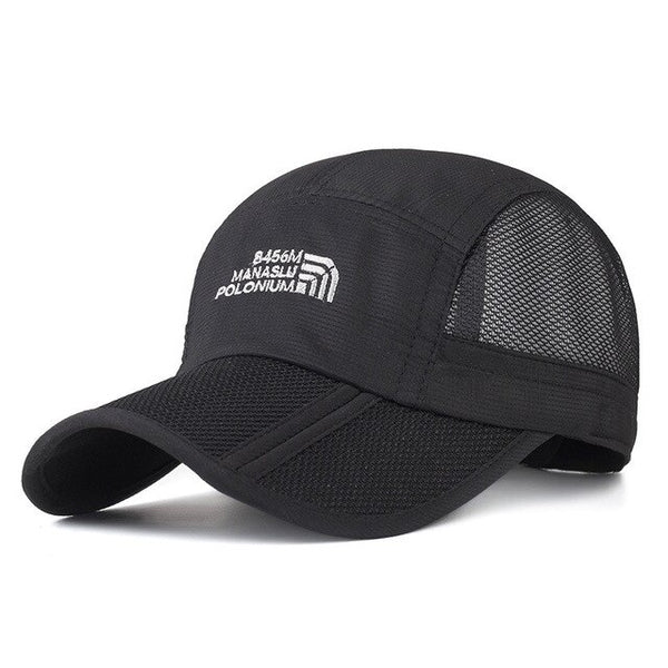 Mesh Folding Baseball Cap Men's and Women's Sport Outdoor Breathable New High-quality Sun Hat Outdoor Fishing Quick-drying Cap