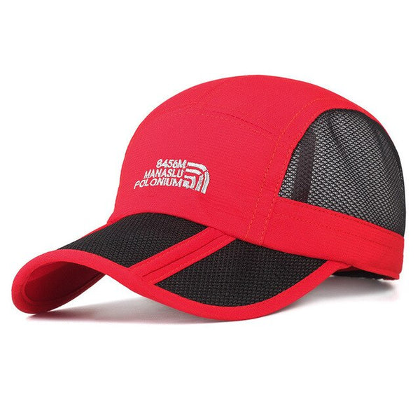 Mesh Folding Baseball Cap Men's and Women's Sport Outdoor Breathable New High-quality Sun Hat Outdoor Fishing Quick-drying Cap