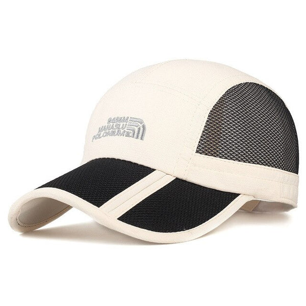 Mesh Folding Baseball Cap Men's and Women's Sport Outdoor Breathable New High-quality Sun Hat Outdoor Fishing Quick-drying Cap