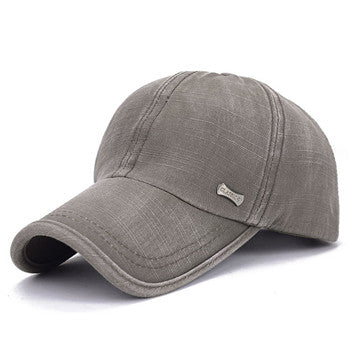 Fashion Casual new Korean washed Baseball Cap Hat Cotton men's copper standard spring cap