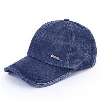 Fashion Casual new Korean washed Baseball Cap Hat Cotton men's copper standard spring cap