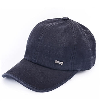 Fashion Casual new Korean washed Baseball Cap Hat Cotton men's copper standard spring cap