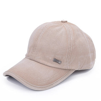 Fashion Casual new Korean washed Baseball Cap Hat Cotton men's copper standard spring cap