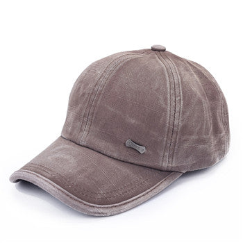 Fashion Casual new Korean washed Baseball Cap Hat Cotton men's copper standard spring cap