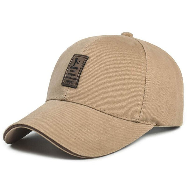 Sandwich Bill Dad Hats Men's Cotton Baseball Cap with Patch Beige Brown Red Black Army Green White Grey Khaki