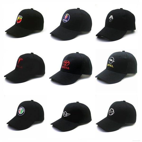 New Men's Snapback Baseball Cap Wholesale All models Car logo car truck cap For VW BMW Mercedes Suzuki Audi Toyota Opel SKODA